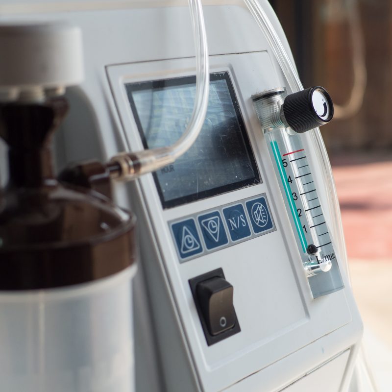 Home stationary oxygen concentrator device