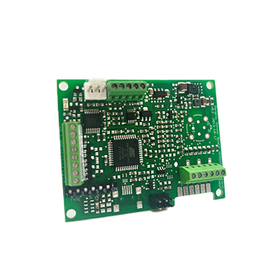 Sensore general sensor evaluation board showing multiple connectors, microcontroller, and signal-conditioning components